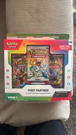 Special Edition Pokémon First Partner illustration Collection Box , and First Partners deluxe Pin Collection Box