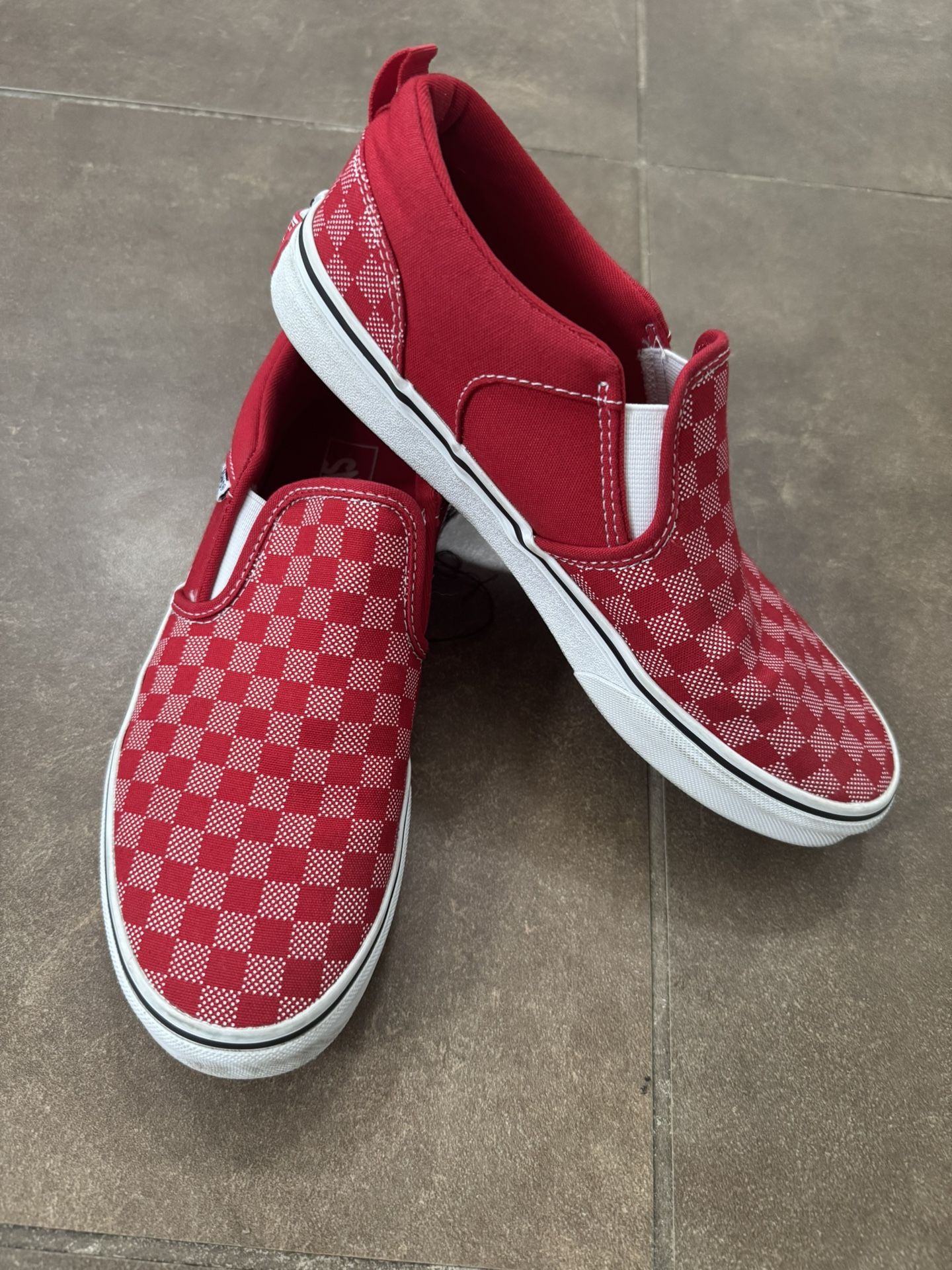 Youth Red Vans Shoes – Great Condition!