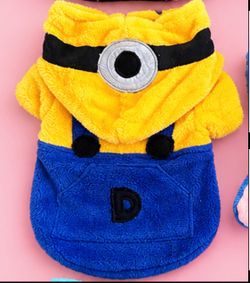 Minion Hoodie For Dogs