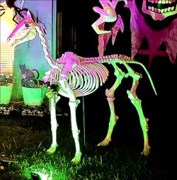 RARE 6 ft Skeleton Horse from Home Depot