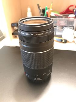 PERFECT CONDITION Canon lens 75-300mm