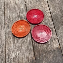 3 Vintage coasters