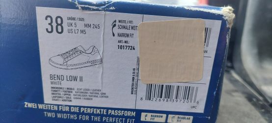 Birkenstock Bend Low II sneaker in white leather.