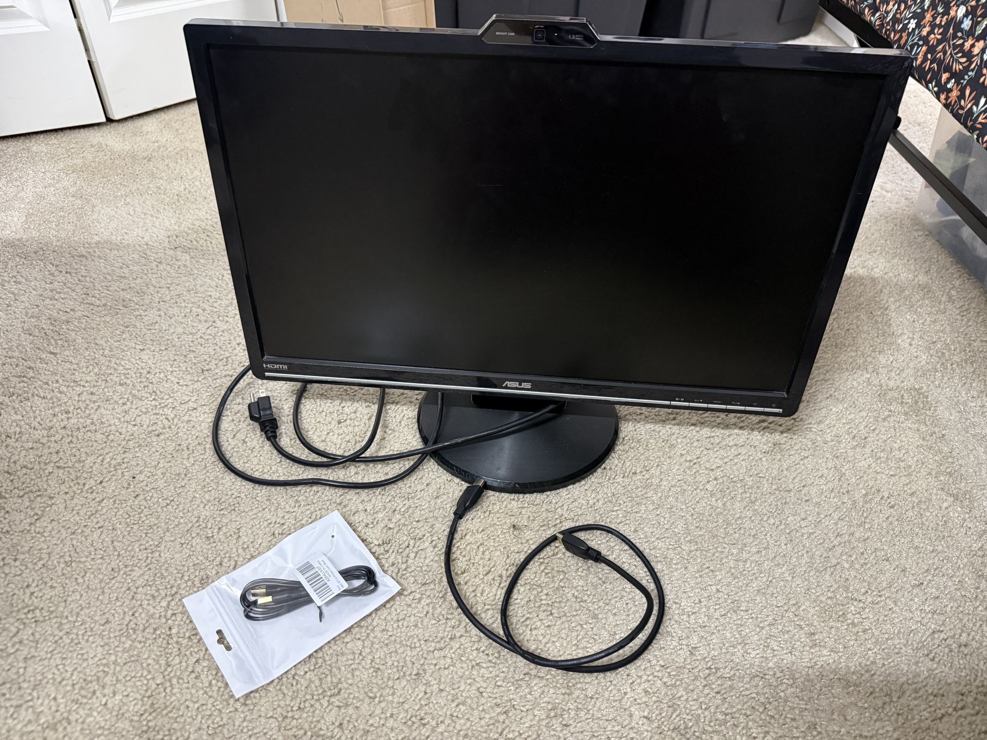 ASUS 26” monitor with internal webcam