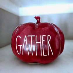 Rae Dun Gather Ceramic Fall Pumpkin Decor