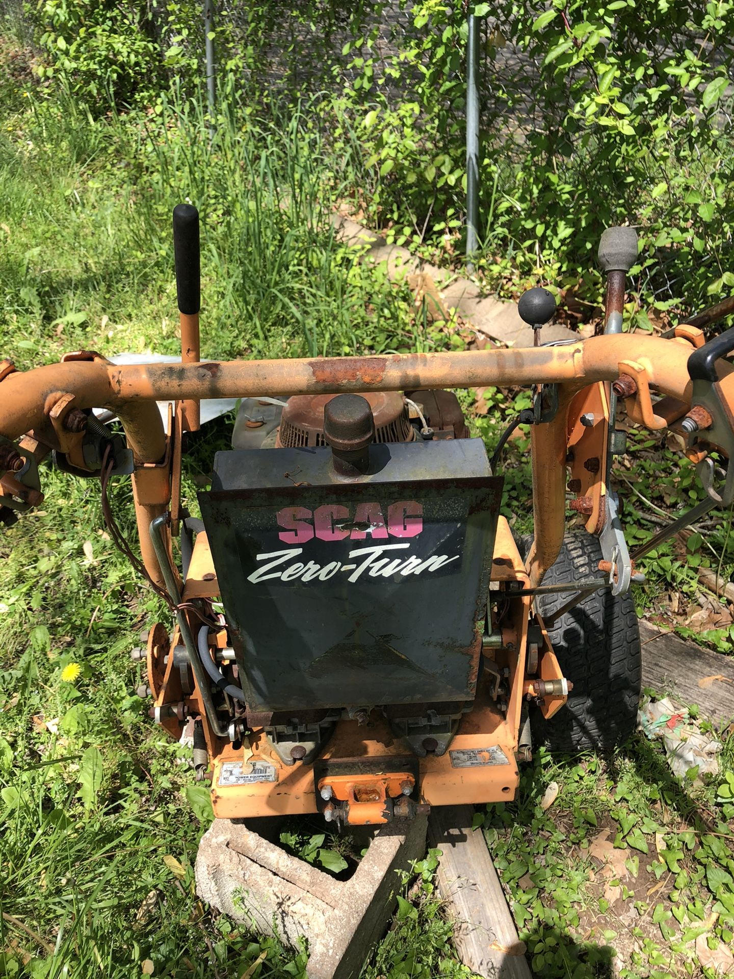 Scag 48 in walk behind mower complete for parts $500