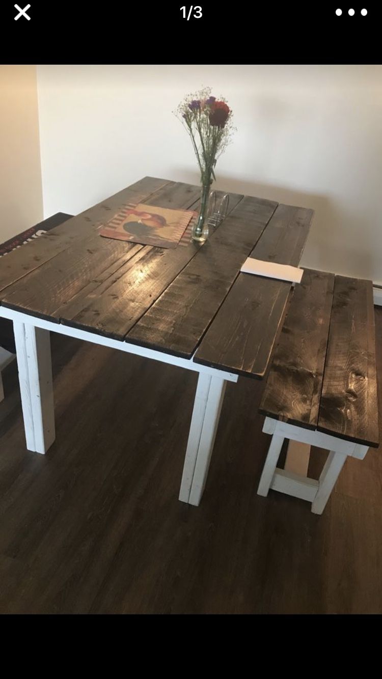 $300 handmade kitchen table