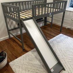 Kids Loft Bed With Slide