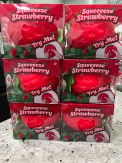 Strawberry squishy $18-