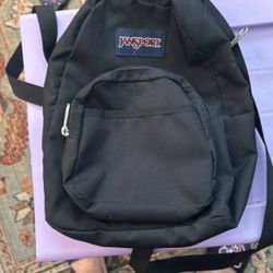 Mini Black Jansport Backpack 