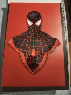 Miles Morales  11x17 UV Cut Signed!