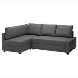 IKEA sofa 3 seater sectional with storage and also sofa bed.  Original price 1099$ - Hej, Check out this FRIHETEN / KLAGSHAMN from IKEA. https://appli