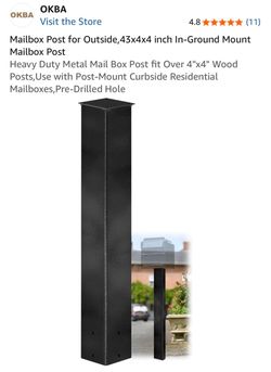 Mailbox Post 43x4x4 inch