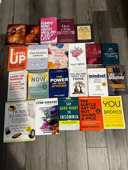 22 self & educational books