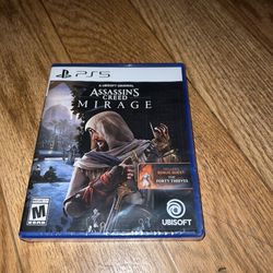 Assassins Creed Mirage for Ps5 or PlayStation 5 new sealed