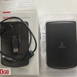 iOmega 320gb External Hard Drive