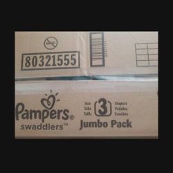 Size 3 Swaddlers Pampers