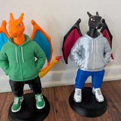 13" Pokémon Charizard 3D Printed Figures - Multicolor PLA