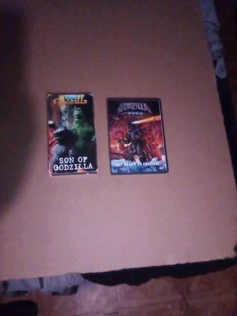 Godzilla 2000 Dvd And Son Of Godzilla Vhs