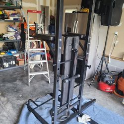 Weight Bench With Pull Up Bar. Weights Are Not Included 