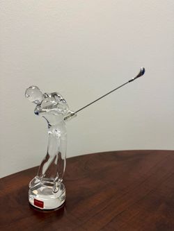 Baccarat St. Andrew’s Crystal Golfer Figurine - Retired