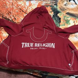 red true religion hoodie perfect condition