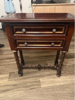 Uttermost side table/end table/nightstand 100% wood