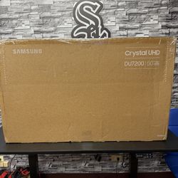 Samsung 50” Class DU7200 Series Crystal UHD 4K Smart Tizen TV (2024) - UN50DU7200FXZA