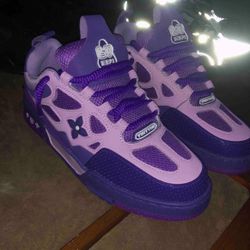 Purple Louis Vuitton Skates Designer Sneakers