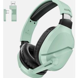Wolflaws Wireless Gaming Headset with Noise Canceling Microphone for PS5, PC, PS.