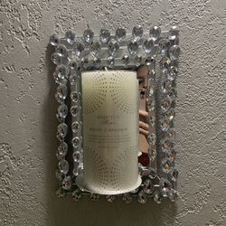 Set of two Silver / bling wall sconce’s