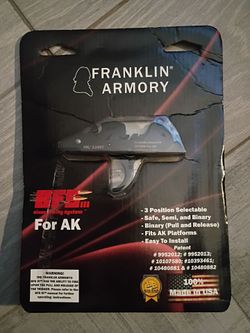 Franklin armory Ak9 C1 binary trigger