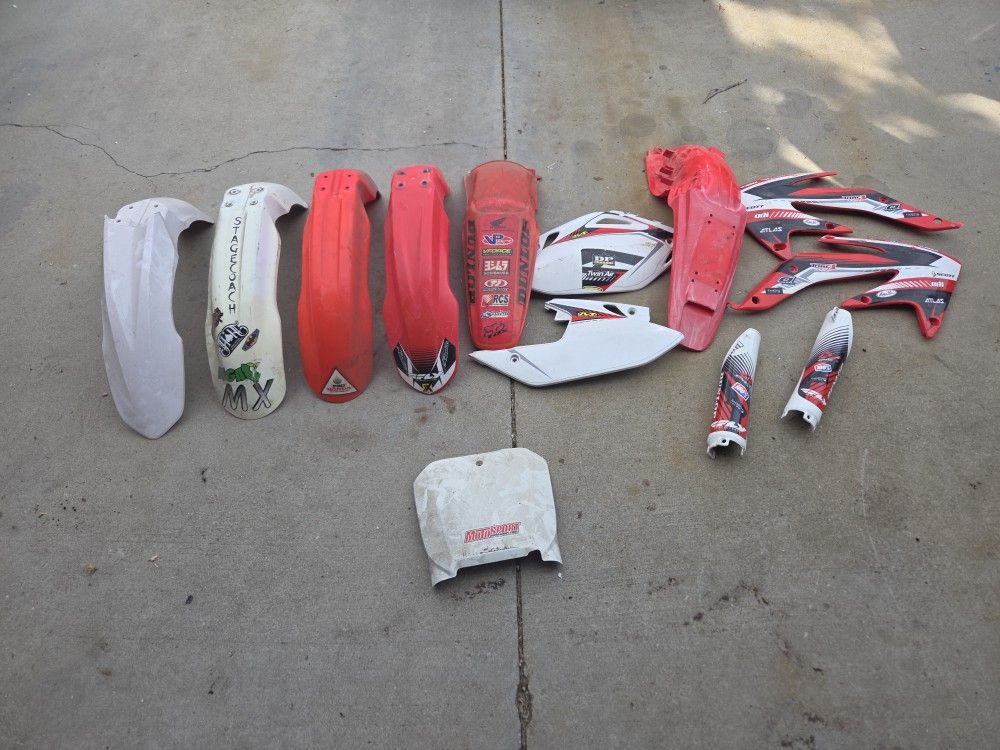 Cr250 And CRF450x Plastics