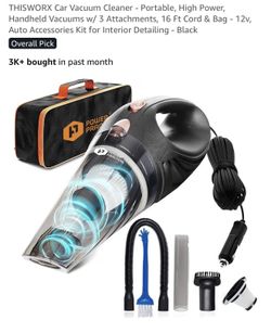 THISWORX Corded Car Vacuum Cleaner