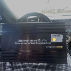 7500 Watt Mrmusicman Amp