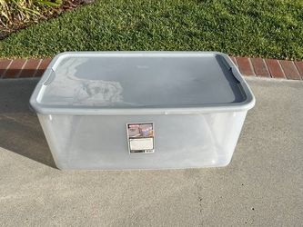 Jumbo XL Sterlite Storage Tub Tote Bin Box w/ Latch Handles