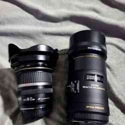 Lenses Canon Mount, Macro & Wide