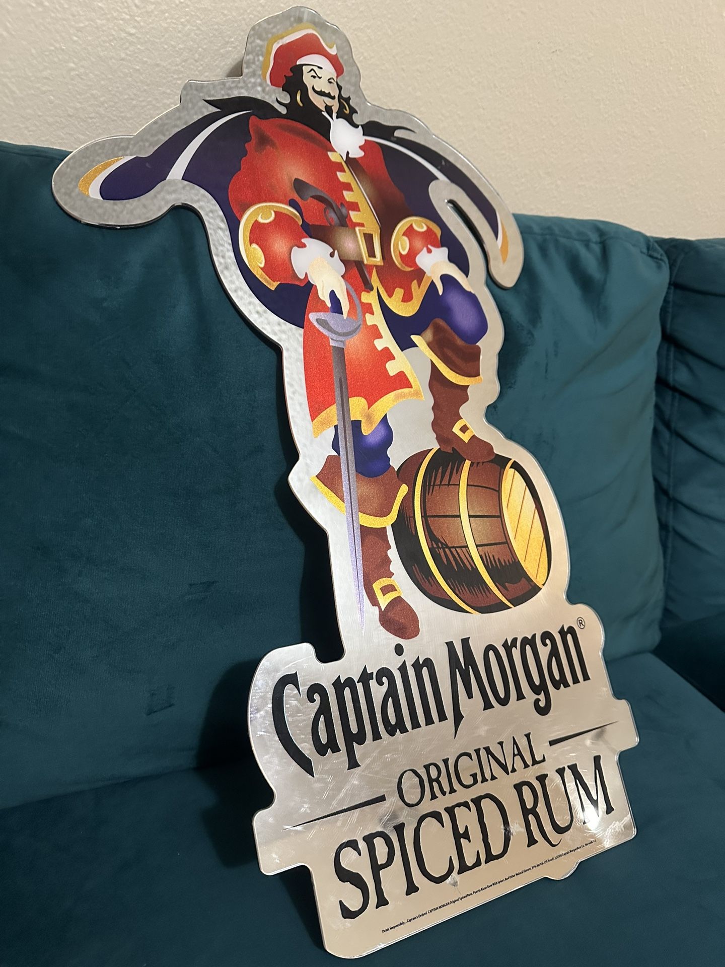 Captain Morgan Mirrored Bar Sign