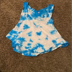Tie Dye Tank Top Open Sides 