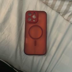 iPhone 16 Pro Max Case Red 