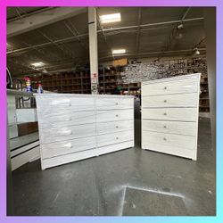 Dresser set / Five and eight drawers dresser