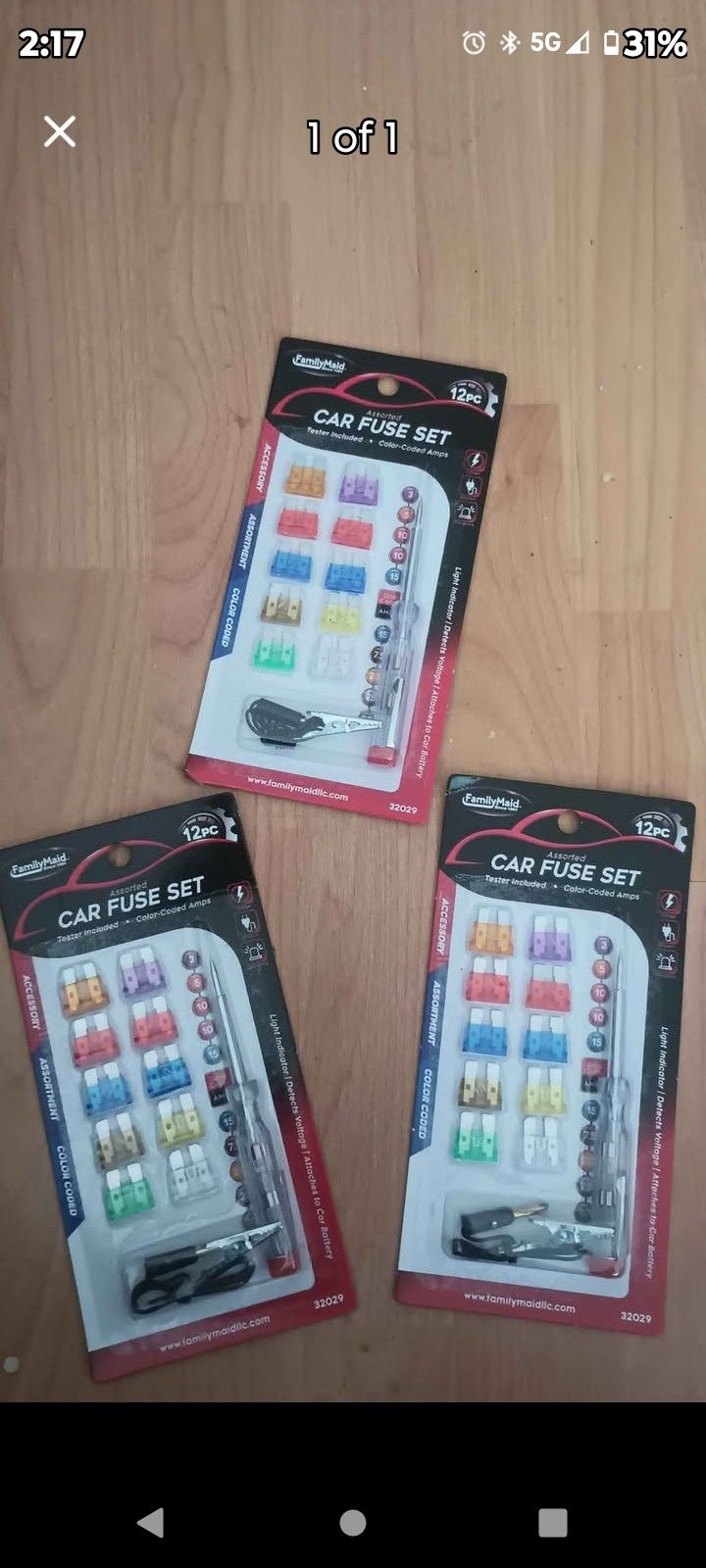 Fuse Kit $5.00