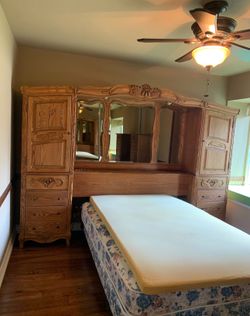 Pier Wall Headboard Bed Set