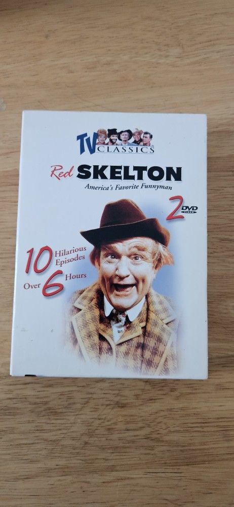 Red Skelton DVD - 2-disc set with 10 episodes #comedy