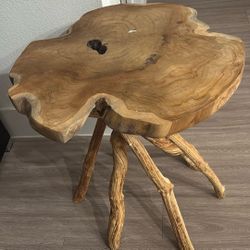 Tree Trunk Table 