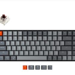 NEW OPEN BOX Keychron K2 Wireless Mechanical Keyboard (Version 2) White Blacklight Brown Switch SOLD OUT