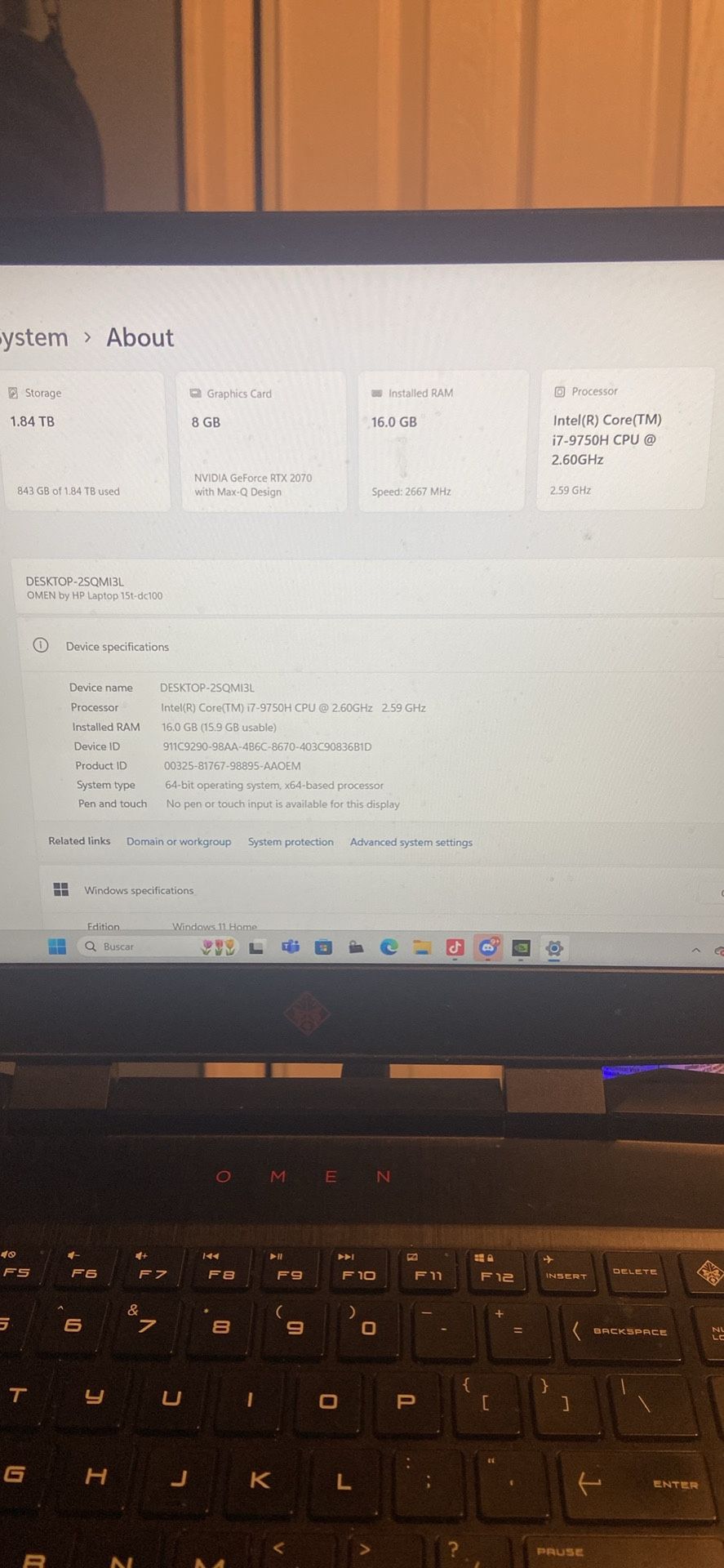 Laptop Gamer Omen