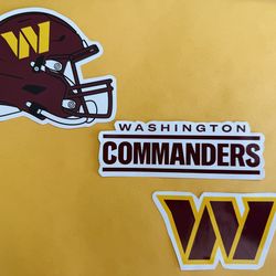 Washington Commanders NFL American Football Sticker Decal
