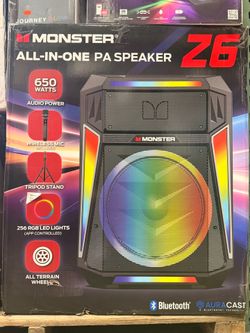 Monster Z6 All-In-One PA Speaker Brand New In Box