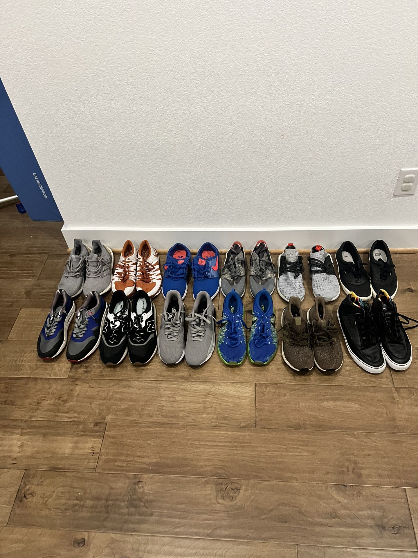Men’s Shoes , Sz 11-12, 12 Shoes For 200